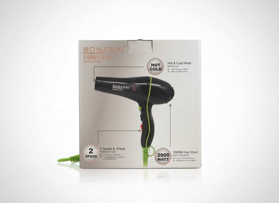 🔌 Sèche-cheveux Sonashi Fabulous 2000W – neuf