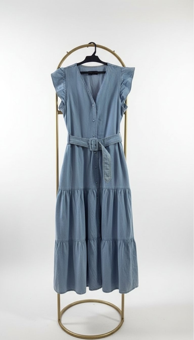Tres belle robe jeans 