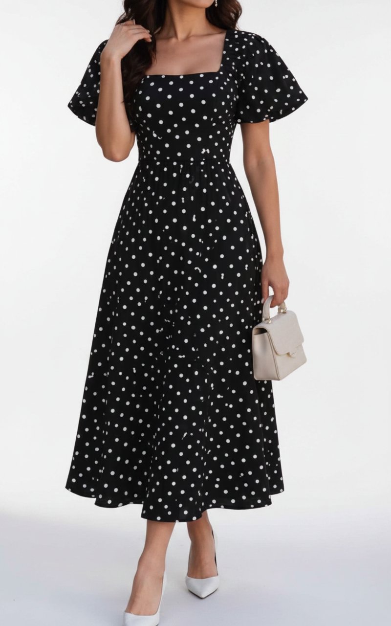 Robe à pois neuf 
