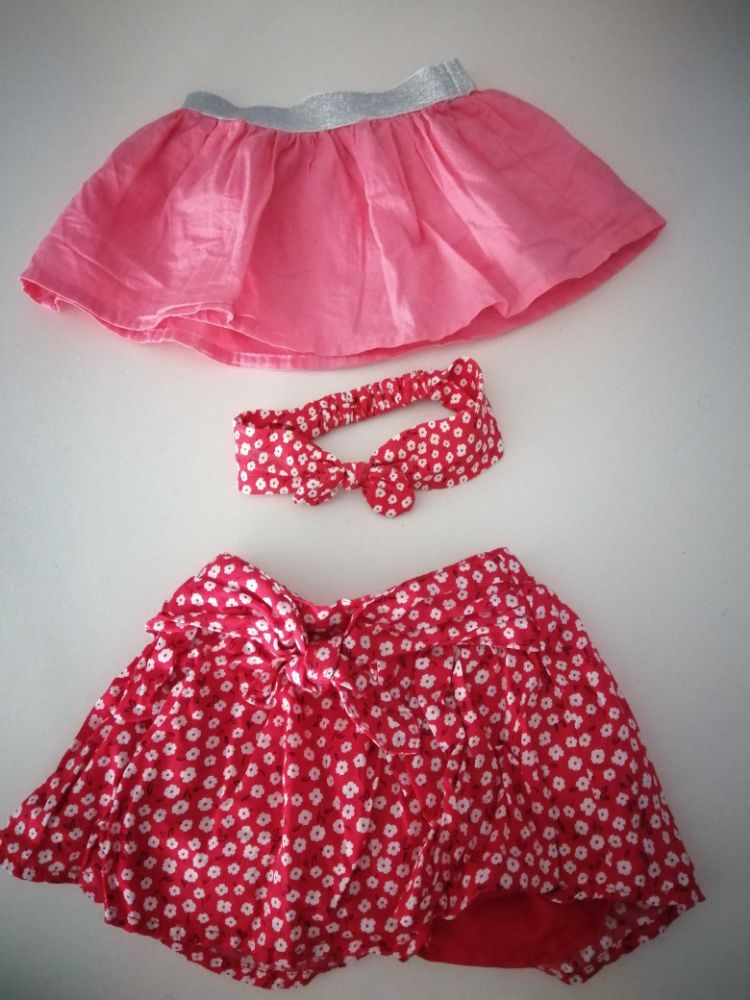Lot de 2 jupes bébé 