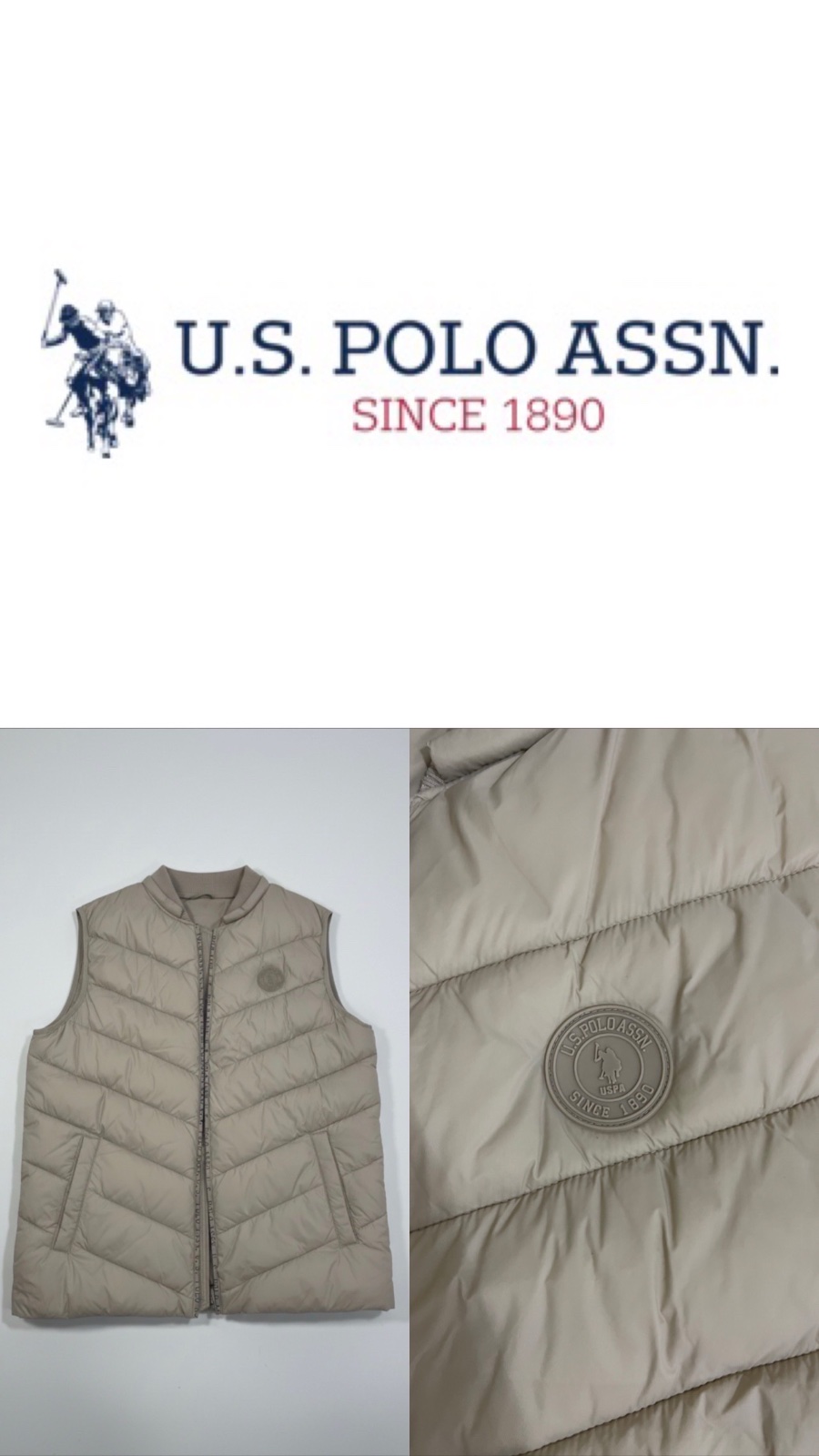 Une vraie Doudoune sans manches U.S POLO