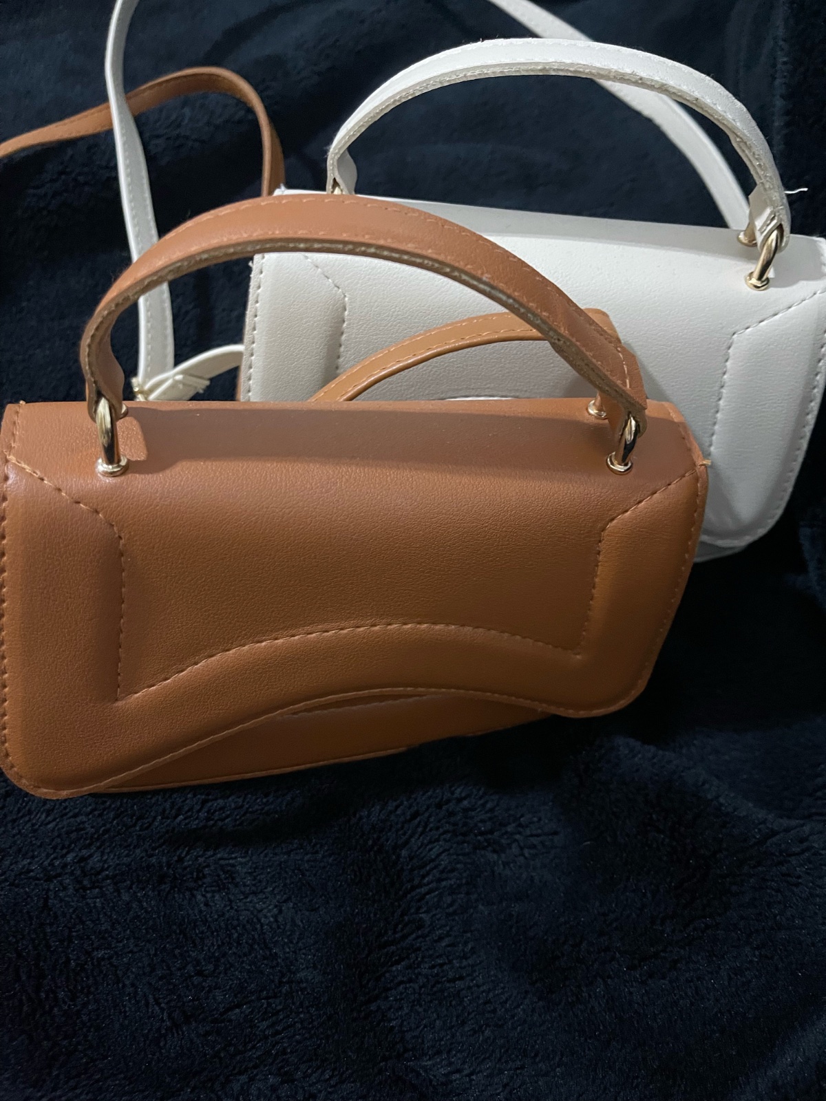 2 Sacs marron et beige 