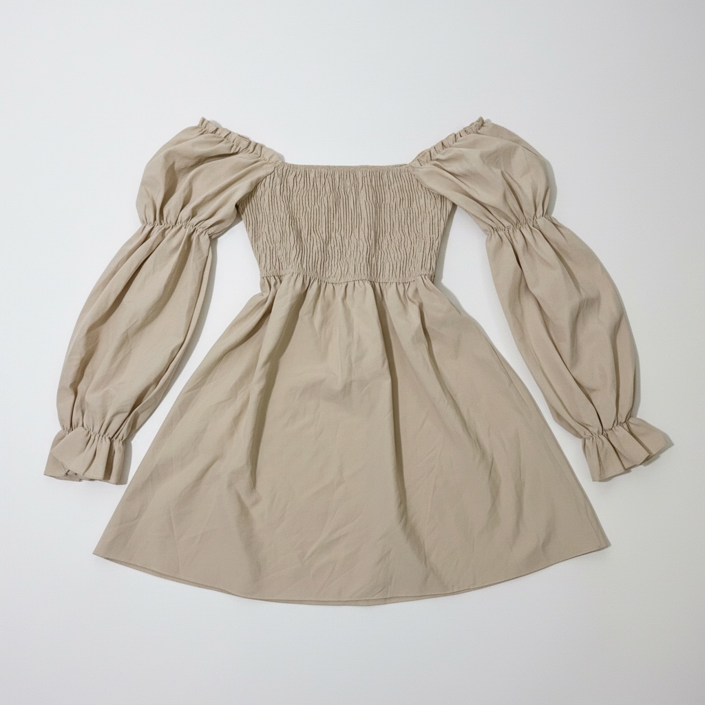 Jolie robe beige + cadeau 
