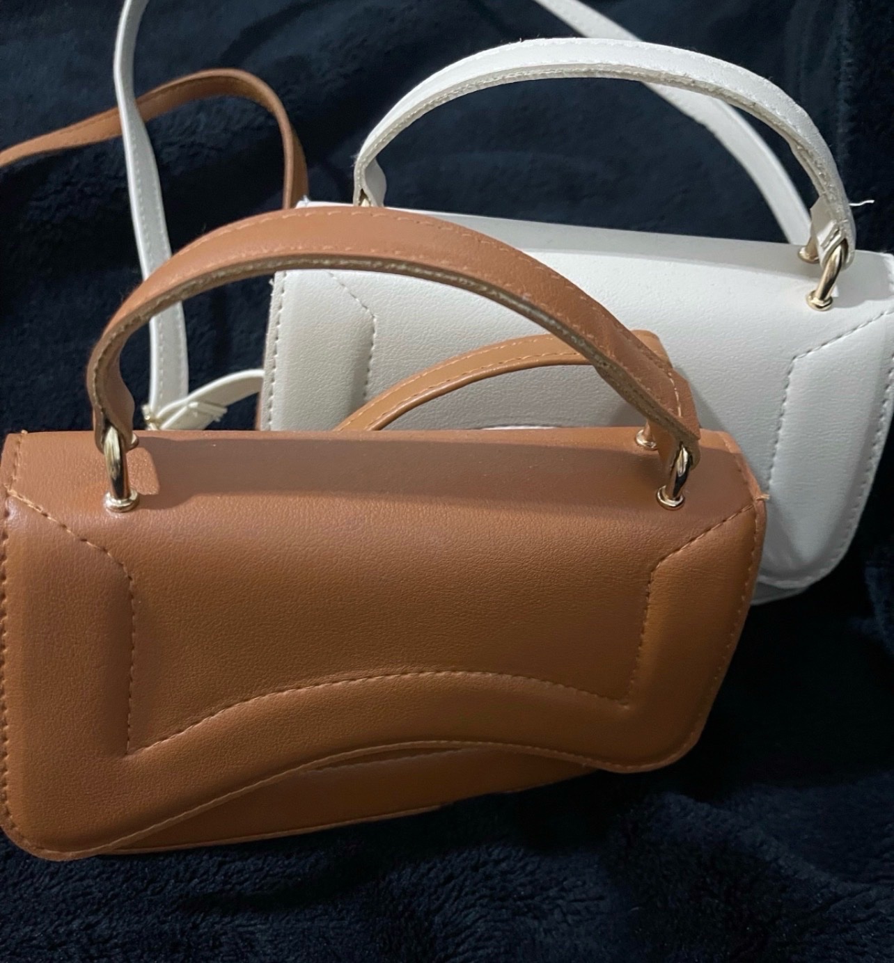 Lot 2 sacs MARRON et BEIGE 