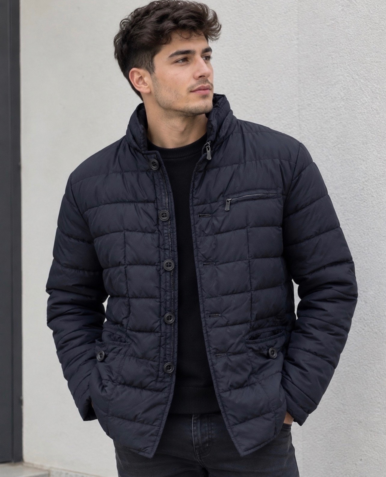 Veste couleur bleu marine 
