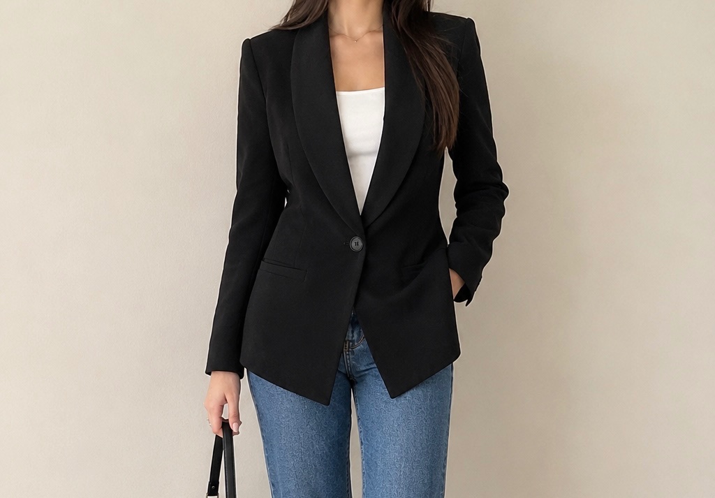 Blazer noir shein jamais porté taille xs mais tlabes s/m 