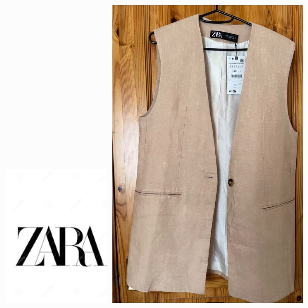 Gilet Zara en lin