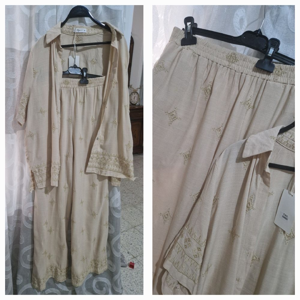 Ensemble brodé très chic
