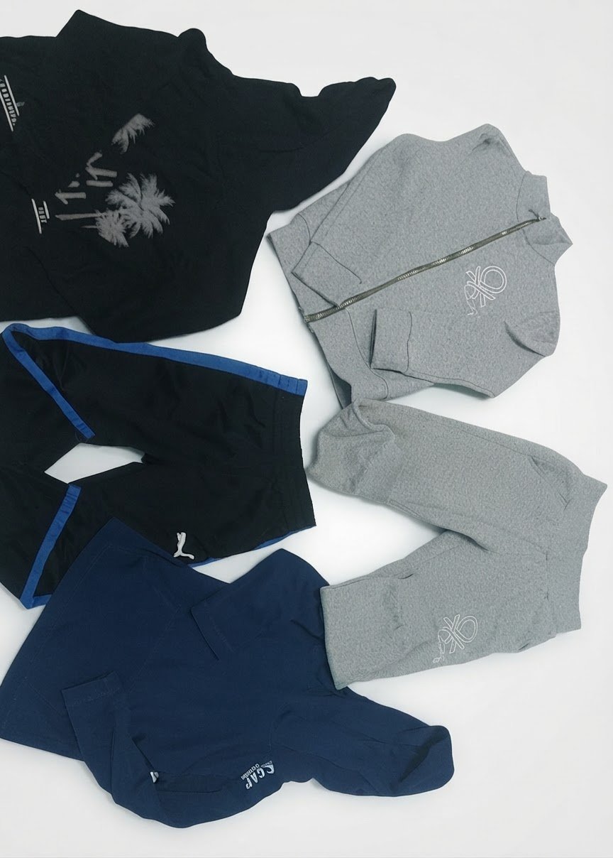 Lot sportif 5 pieces à tres bon prix