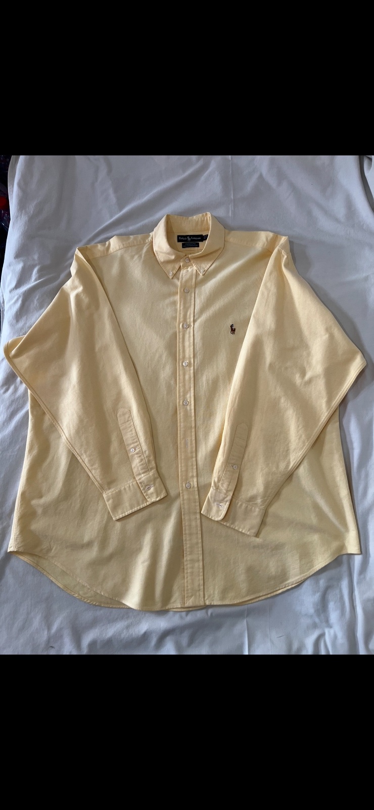 Chemise Jaune RALPH LAUREN Taille XL 