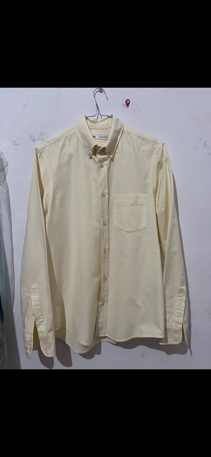 Chemise Jaune ZARA Taille S 