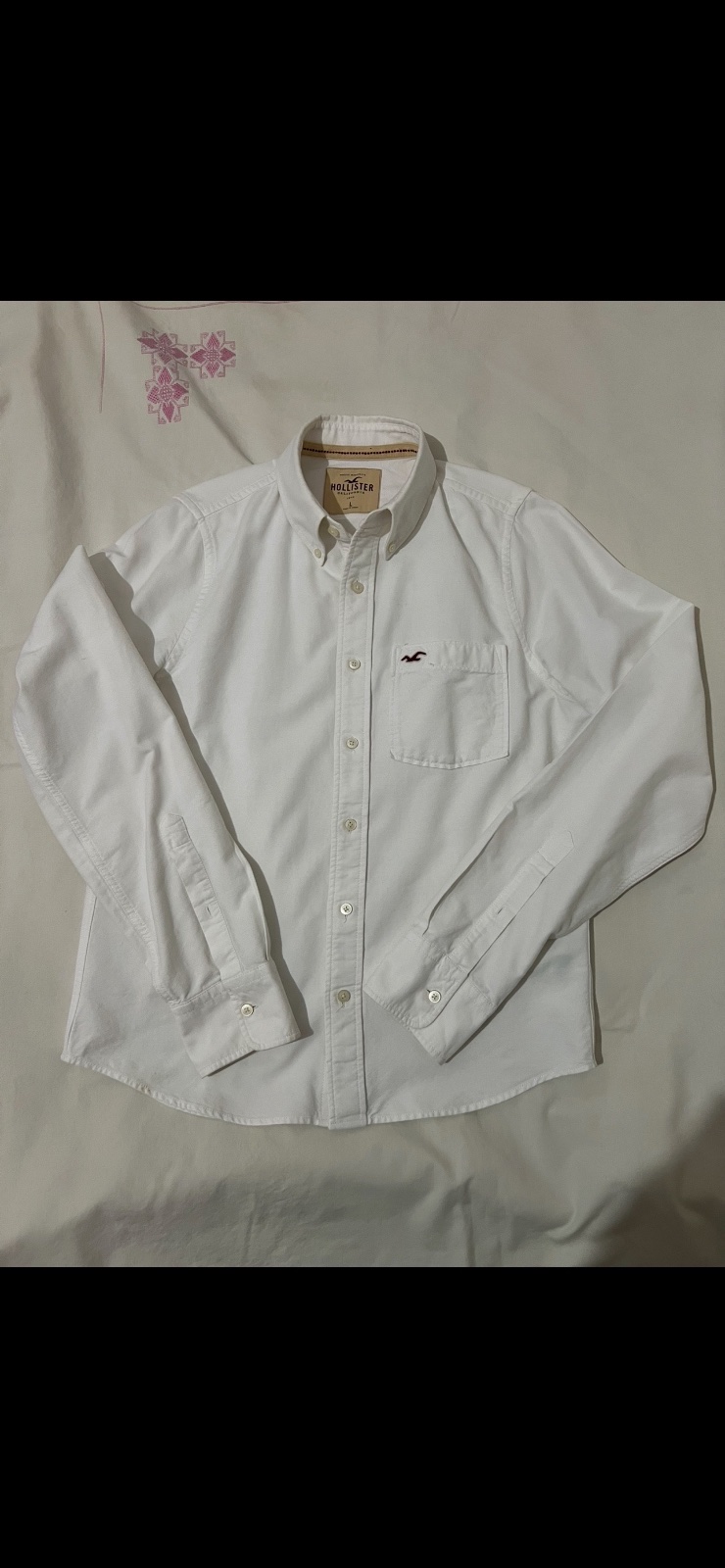 Chemise Blanc HOLISTER Taille M 