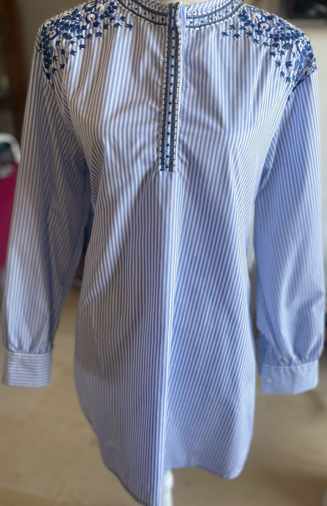 Chemise bleu rayé  neuve