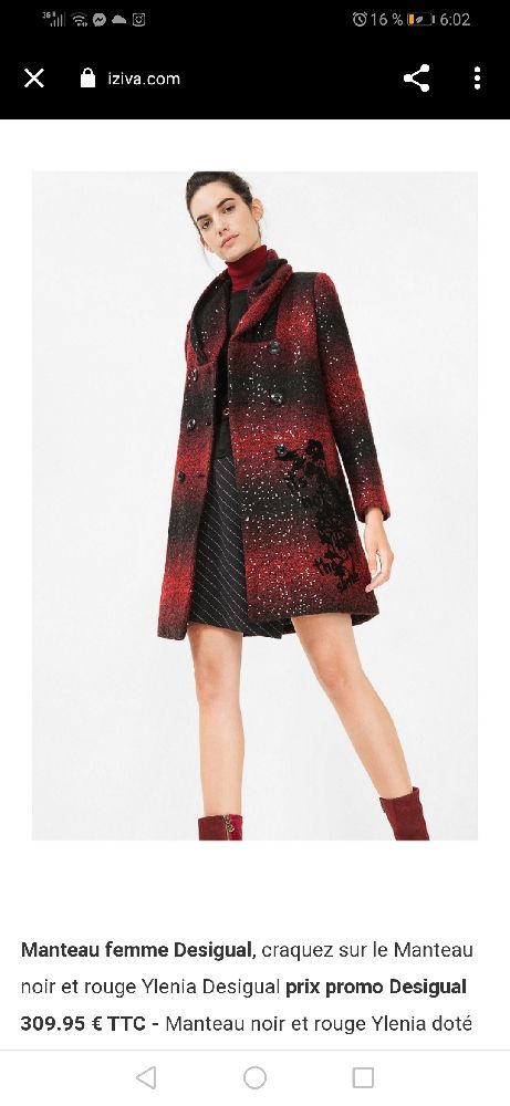 Très joli manteau desigual 💕