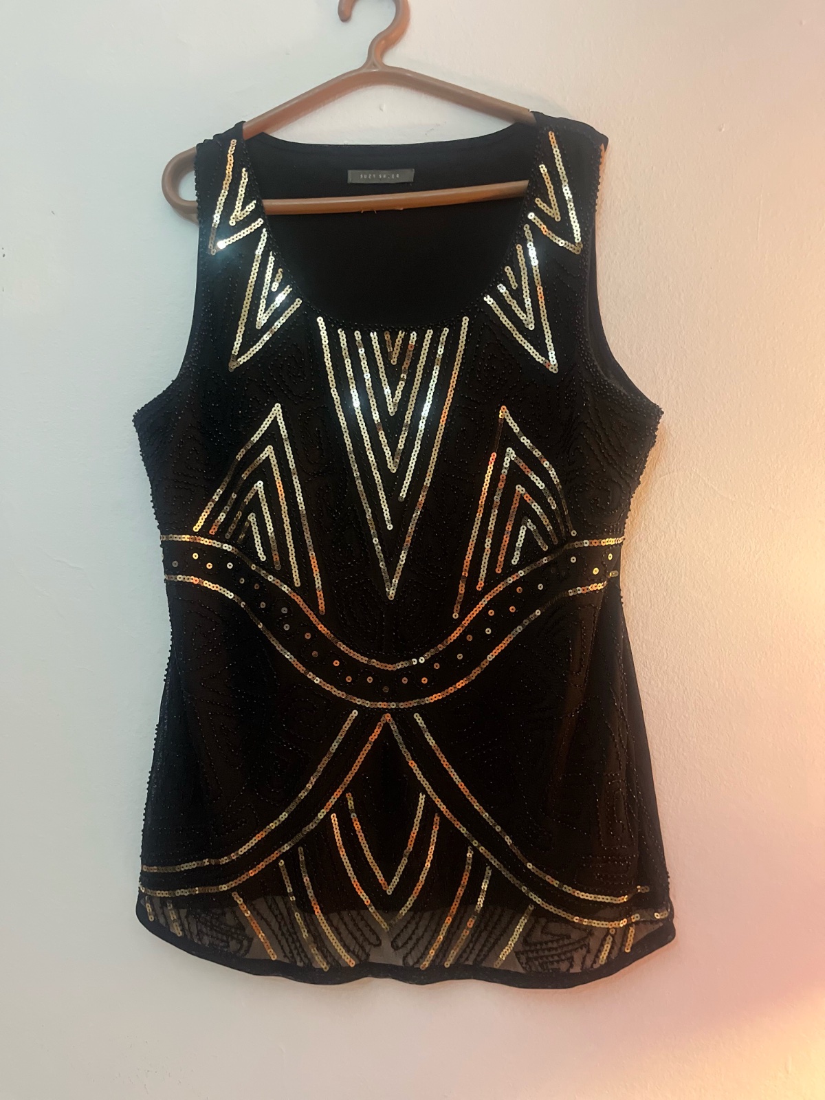 Top debardeur paietté marque SUZY