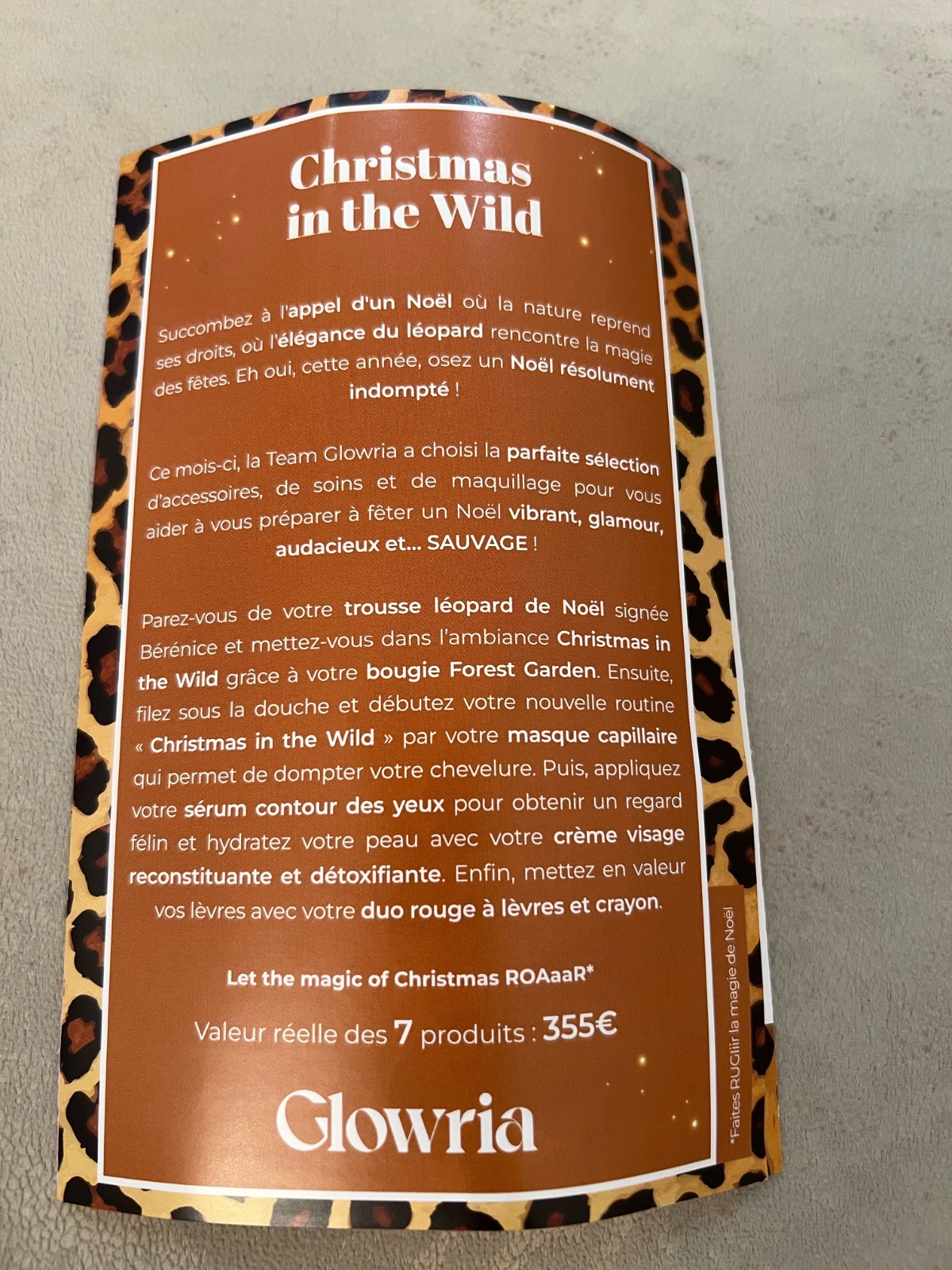 Trousse de produits cosmétiques de valeur 355€, je la cède à 300 dt