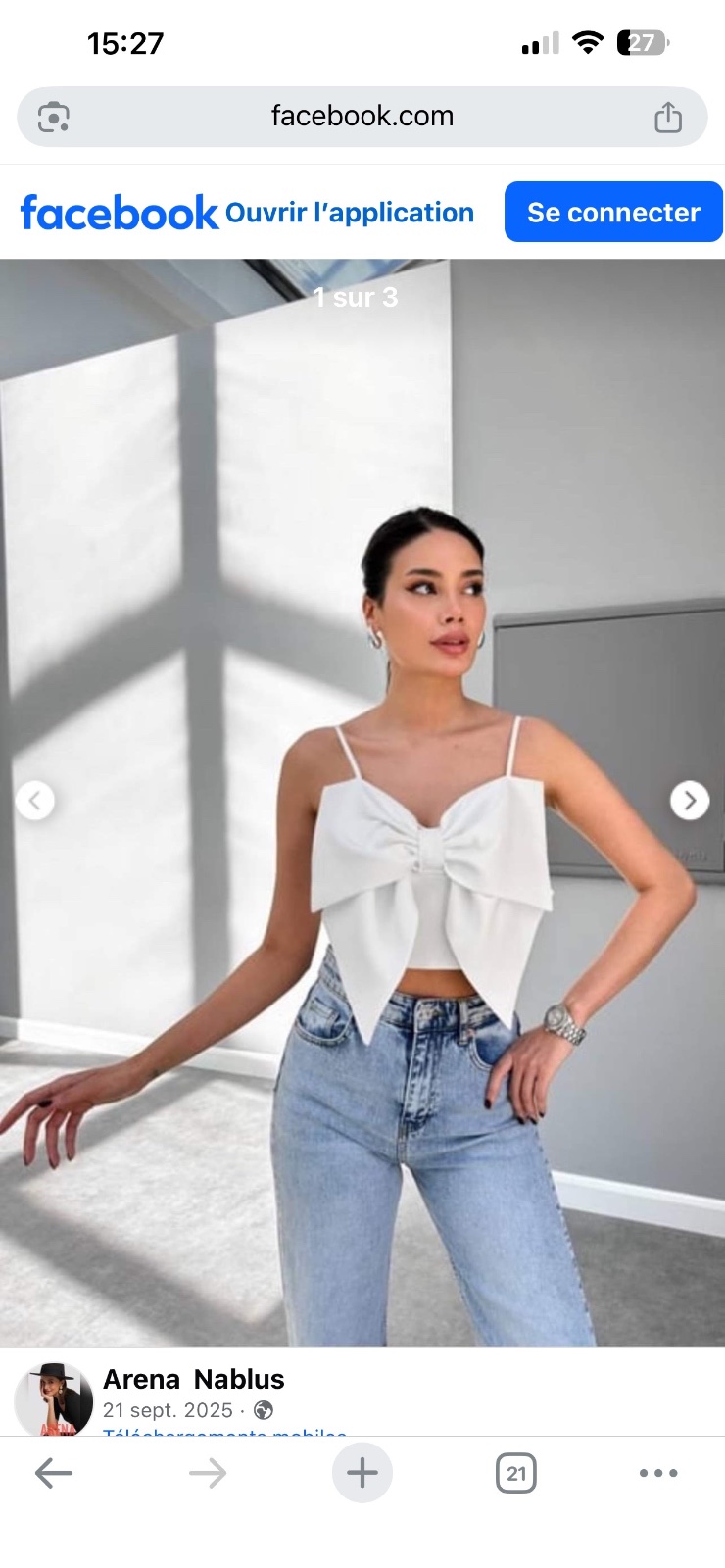 Bustier blanc taille L