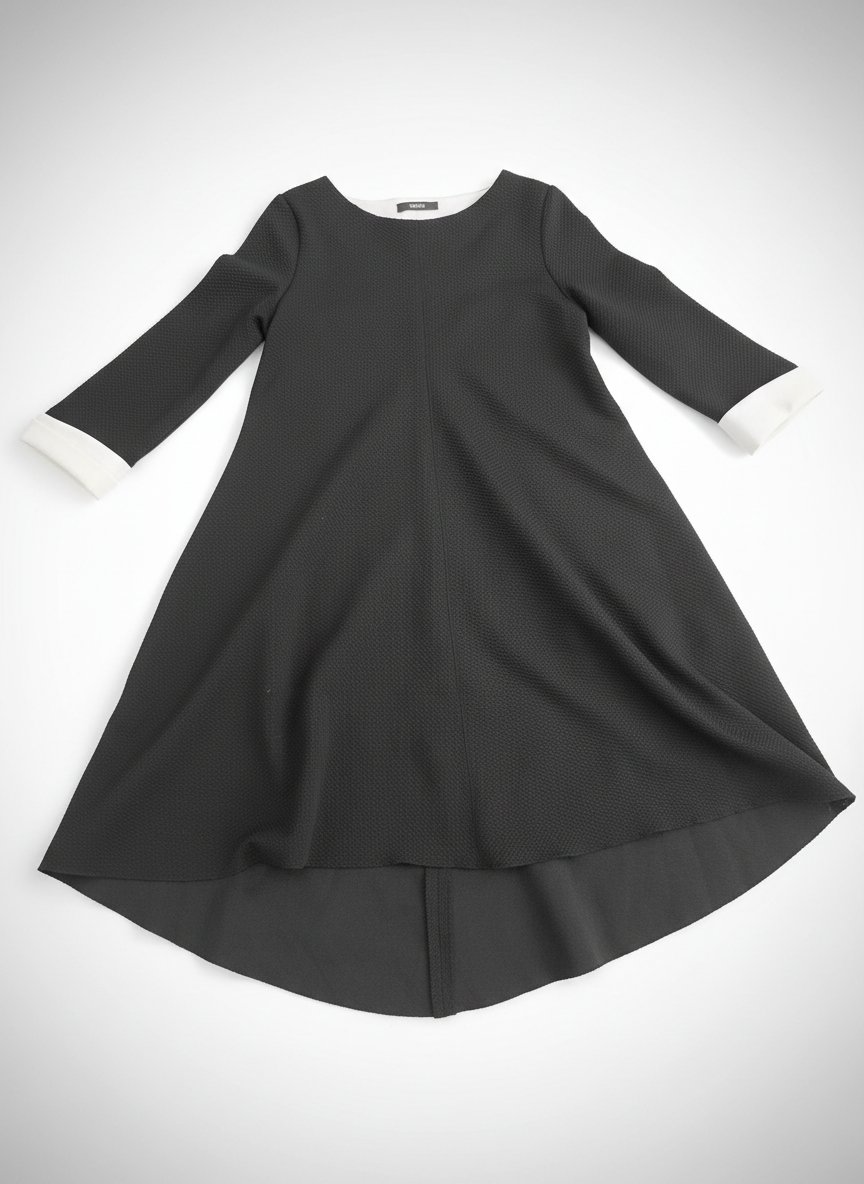 Robe noir manches 3/4