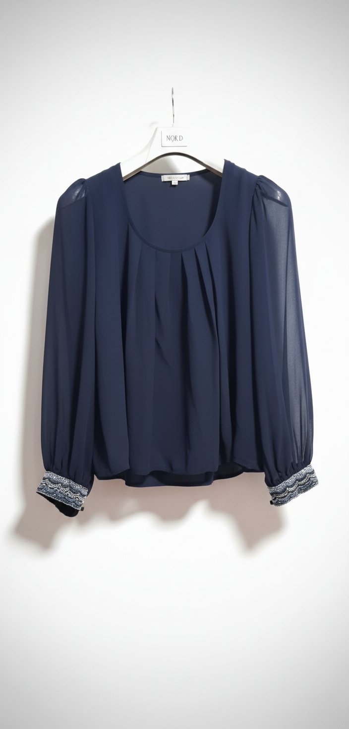 Chemise élégante bleu marine taille 42