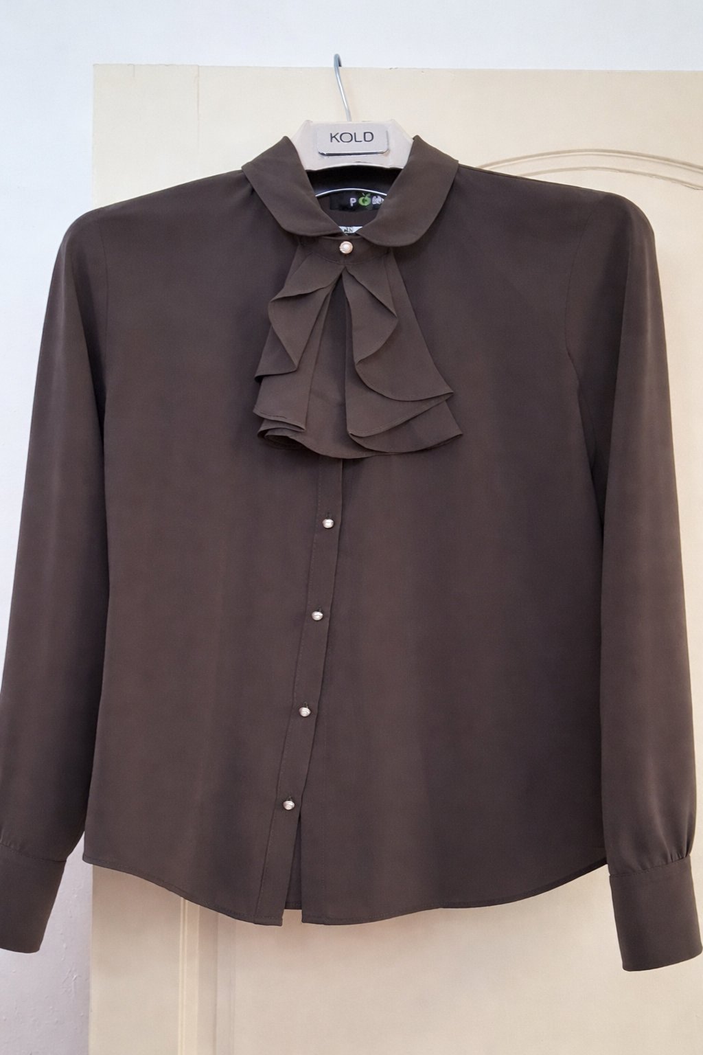  Chemise courte couleur vert militaire
