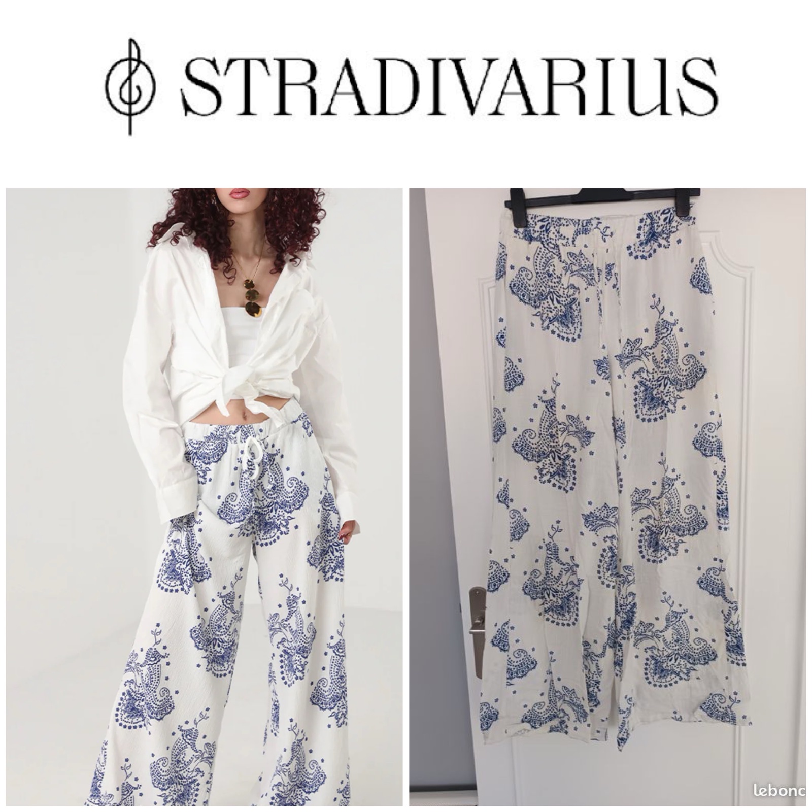 Pantalon lin stradi