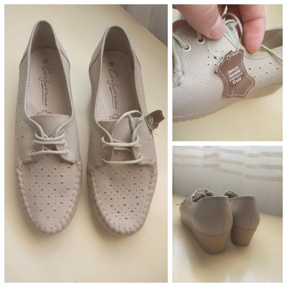 chaussure très confortable en cuir