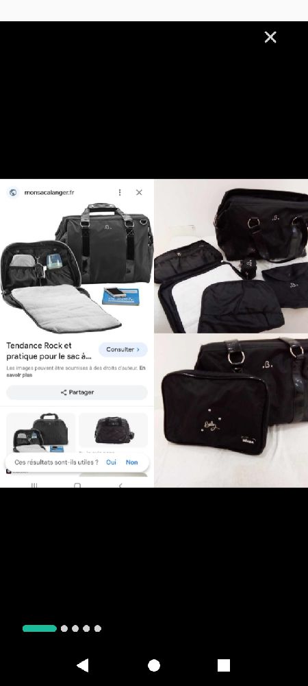 sac mamman plein de rangement