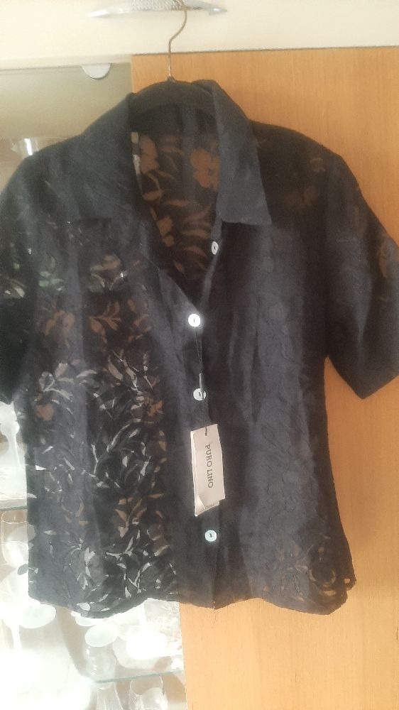 Chemise organza imprimé importé italy