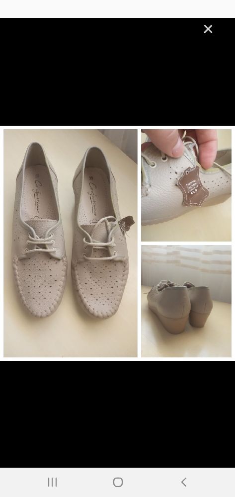 Ortho chaussure en cuir importé 