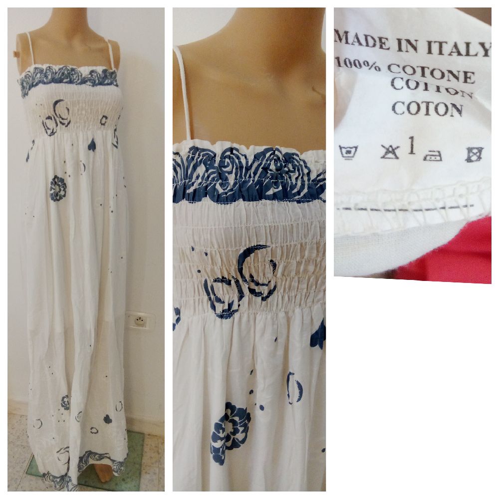 Robe 100% coton T 36/38