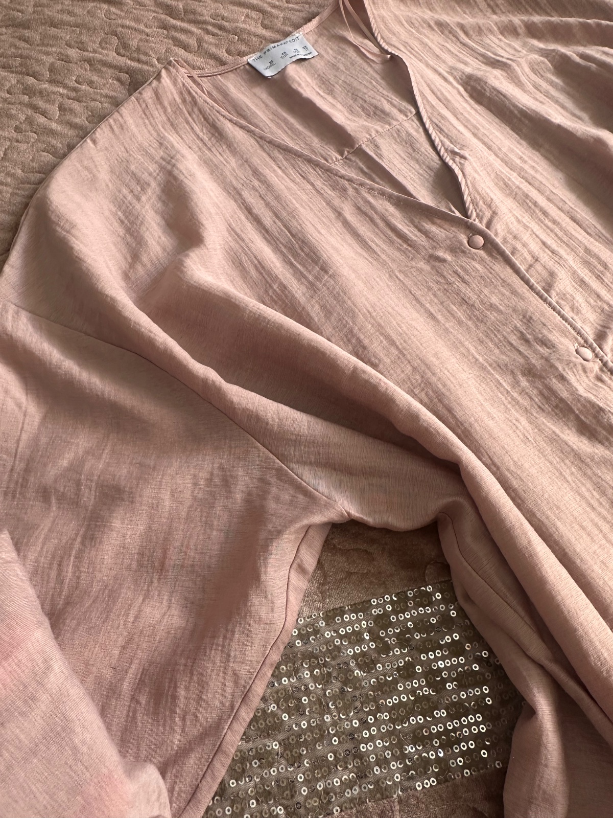 Chemise rose nude importe