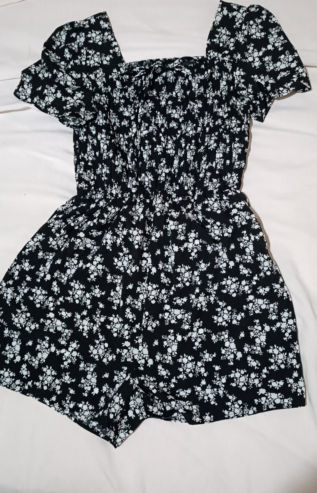 Combi short noir et blanc 