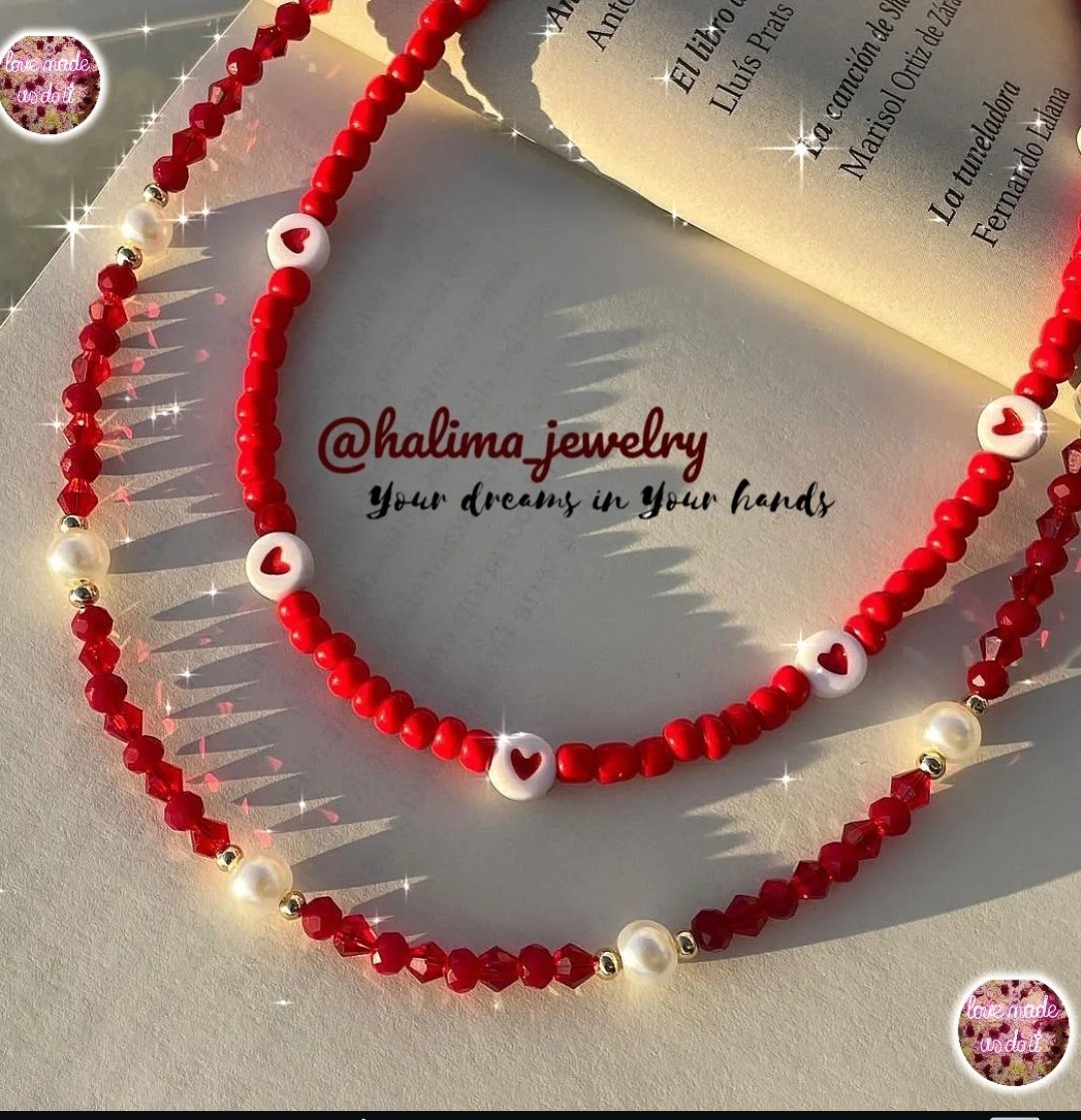 Red set necklacs 