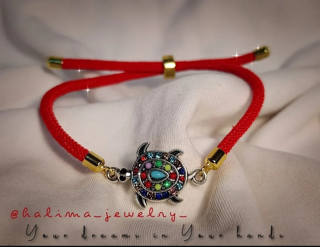 Red turtle bracelet