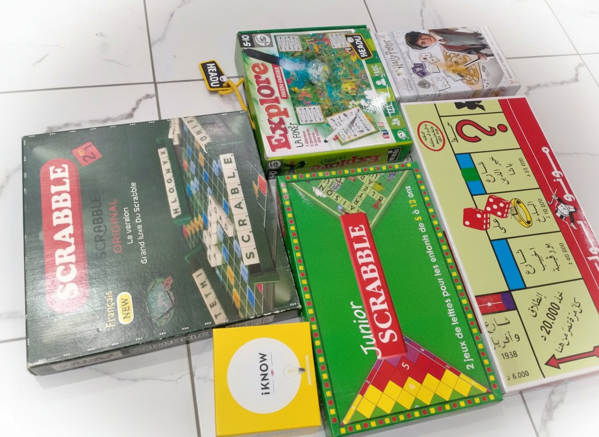 Lot de jeux de société