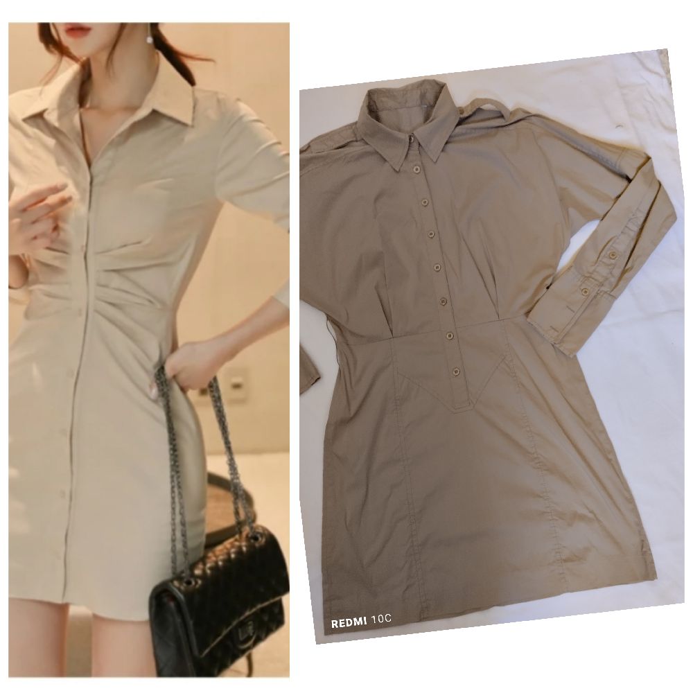 chemise robe taille s m
