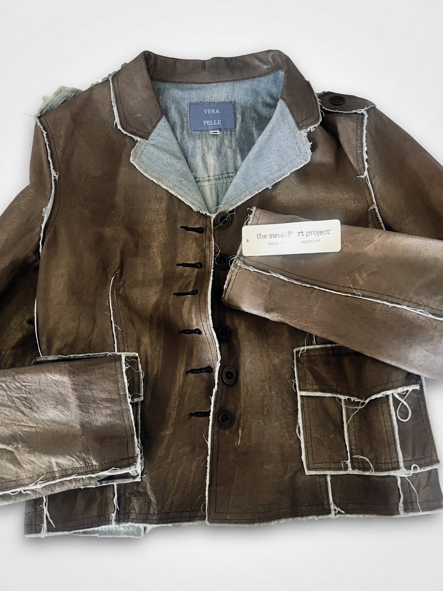 Veste veritable cuir neuve avec etiquette