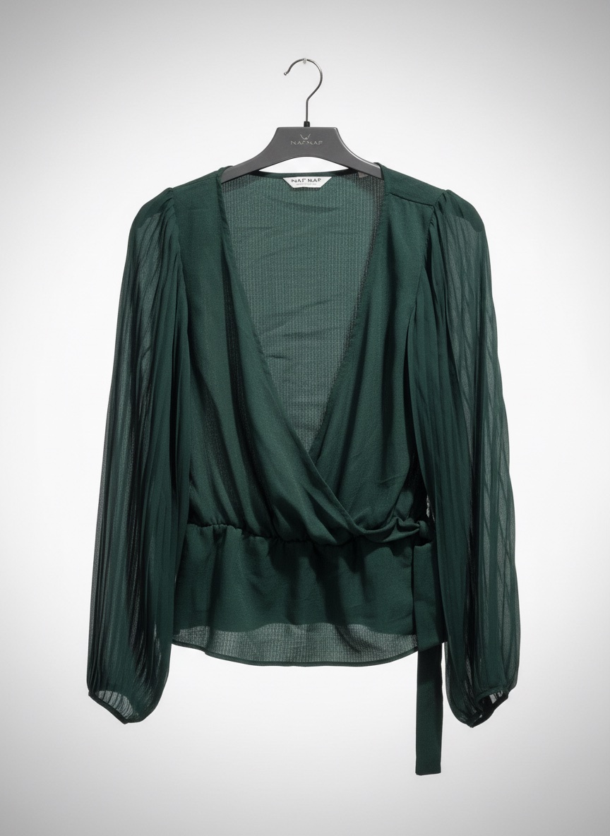 Blouse naf naf verte 