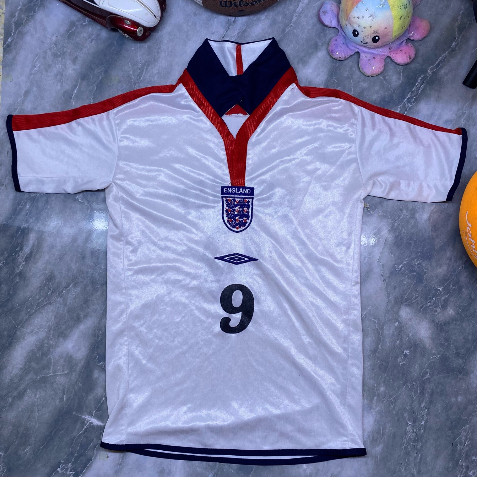 Maillot Angleterre Retro - ROONEY 9 (Umbro)