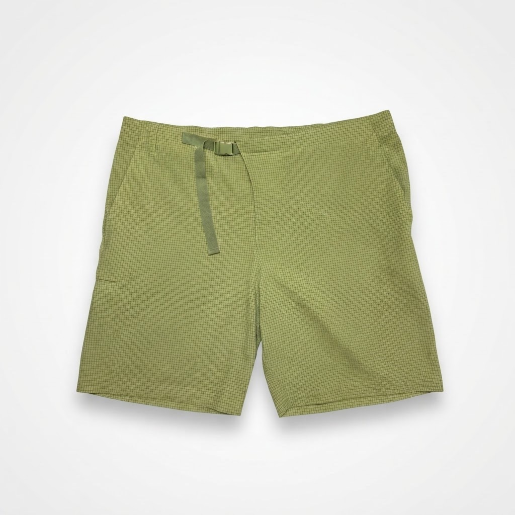 Short Technique Outdoor Adidas (Gris / Vert Eau)