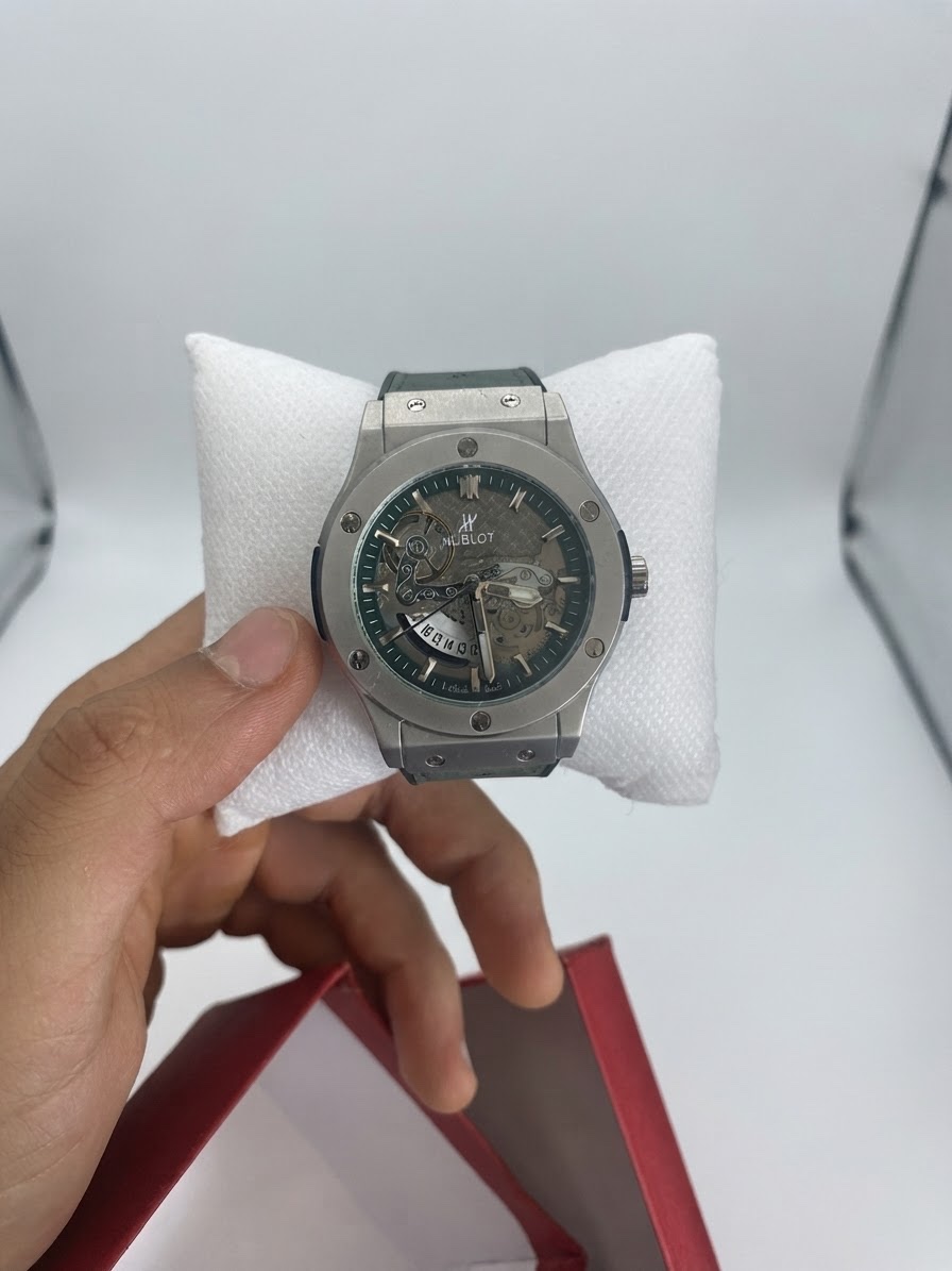 Montre pour homme style Hublot Big Bang – Cadran Squelette
