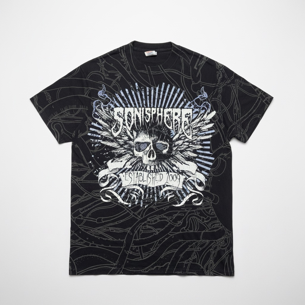 🎸 T-shirt Vintage Sonisphere Festival 2011 Europe Tour