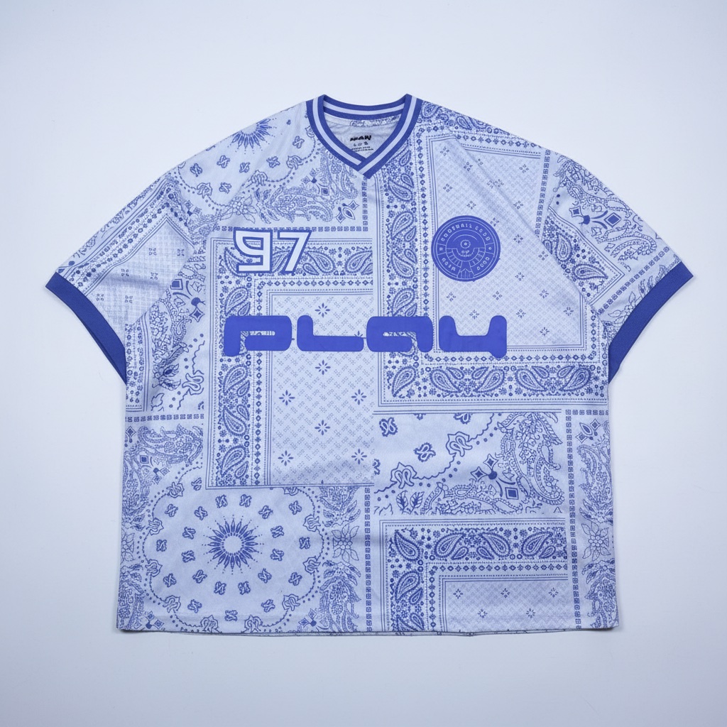 Jersey Football Urban Man Motif Paisley/Bandana - Taille L