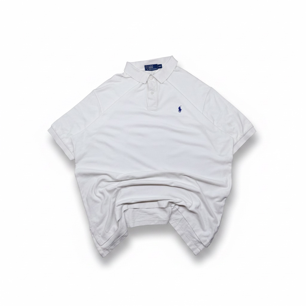 T-shirt blanc polo ralph