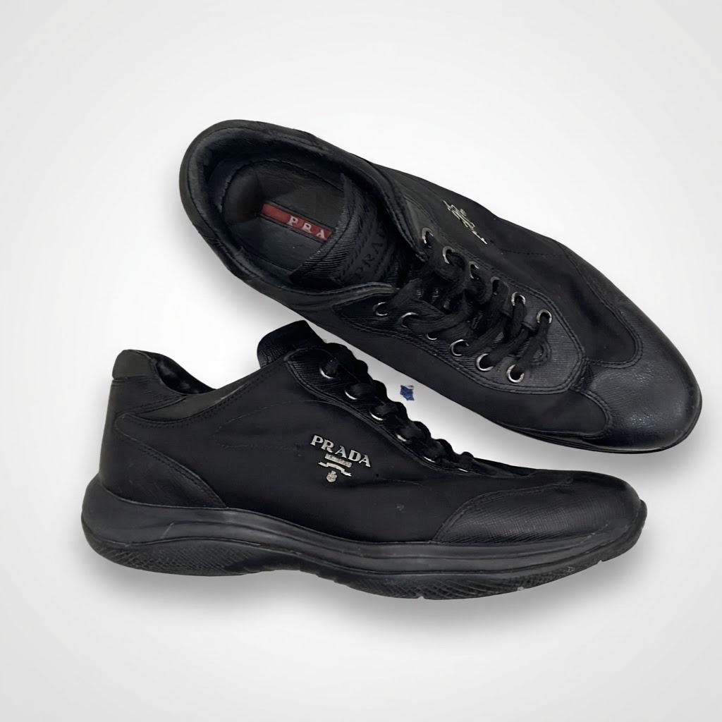 🔥 Baskets Prada Sport Vintage – Noir 🔥