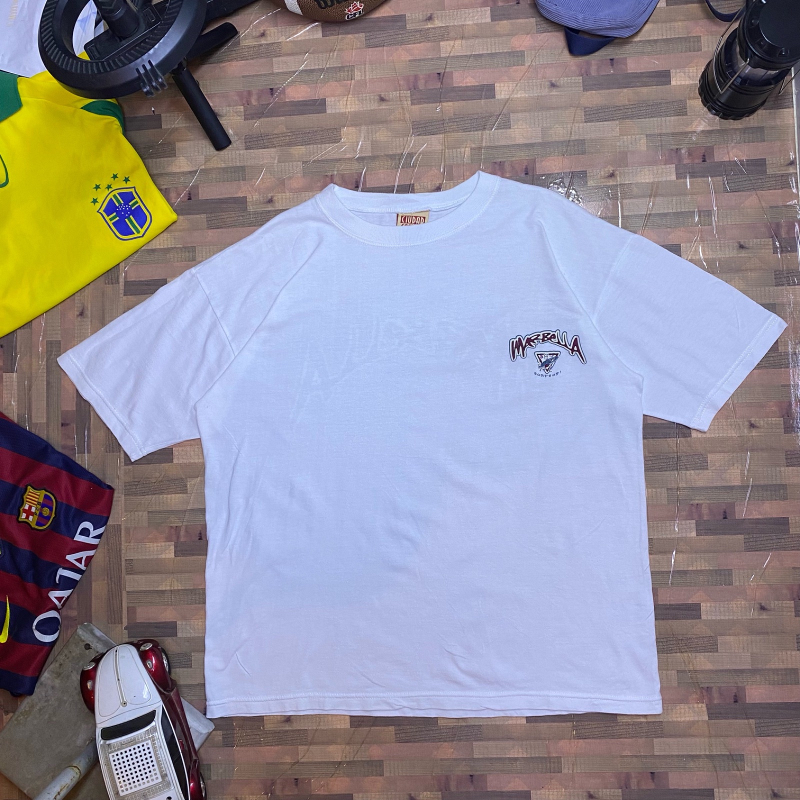 T-shirt Vintage Blanc "Ciudad Campus" (Marbella)