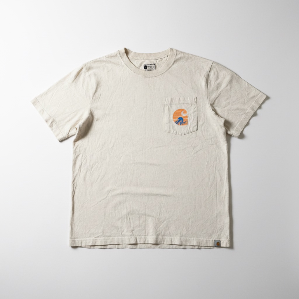 T-shirt à poche Carhartt - Relaxed Fit - Logo Montagne