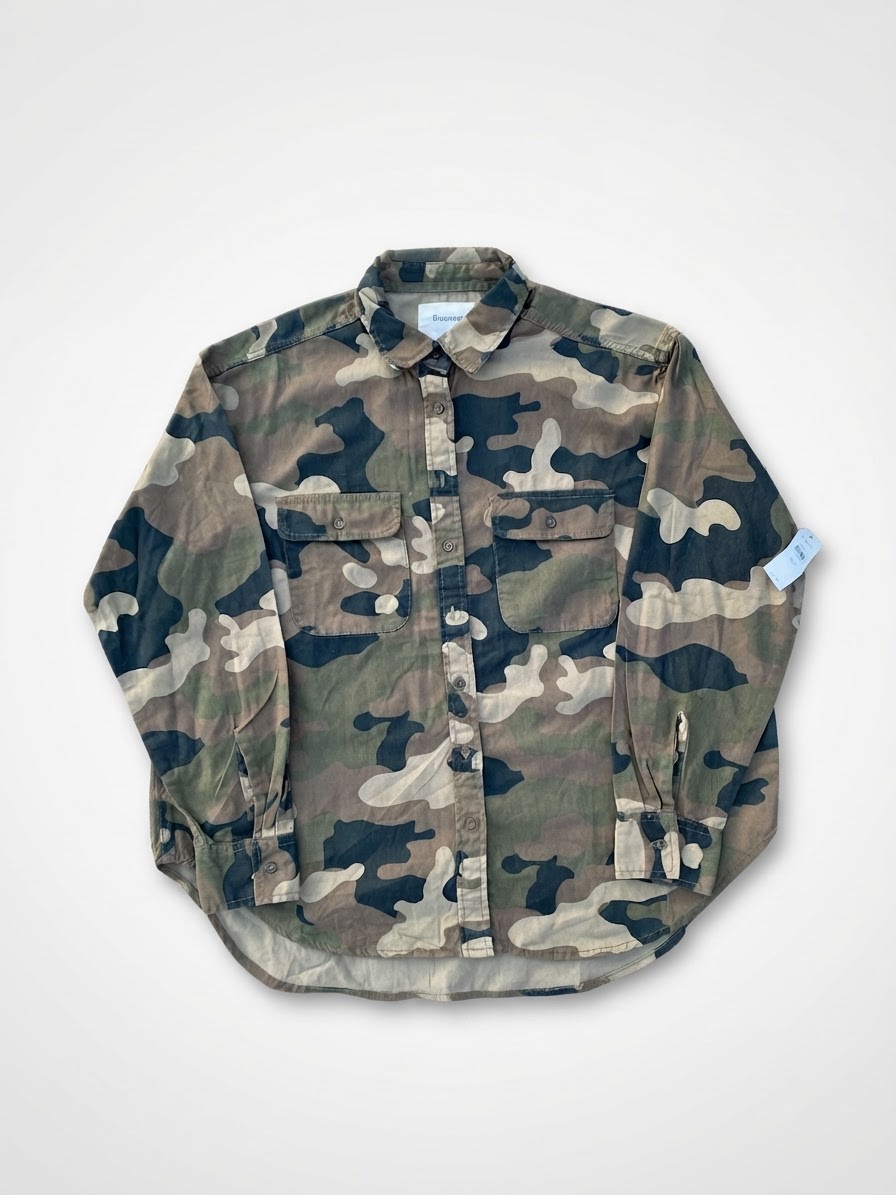 🪖 Bluenotes – Surchemise Camouflage Style Military – Taille XS