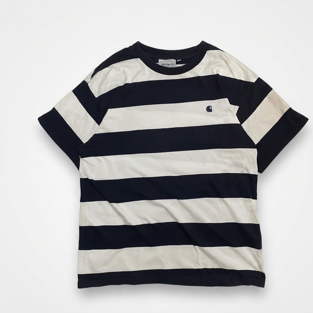 T-Shirt Carhartt WIP (Rayé Bleu Marine & Blanc)