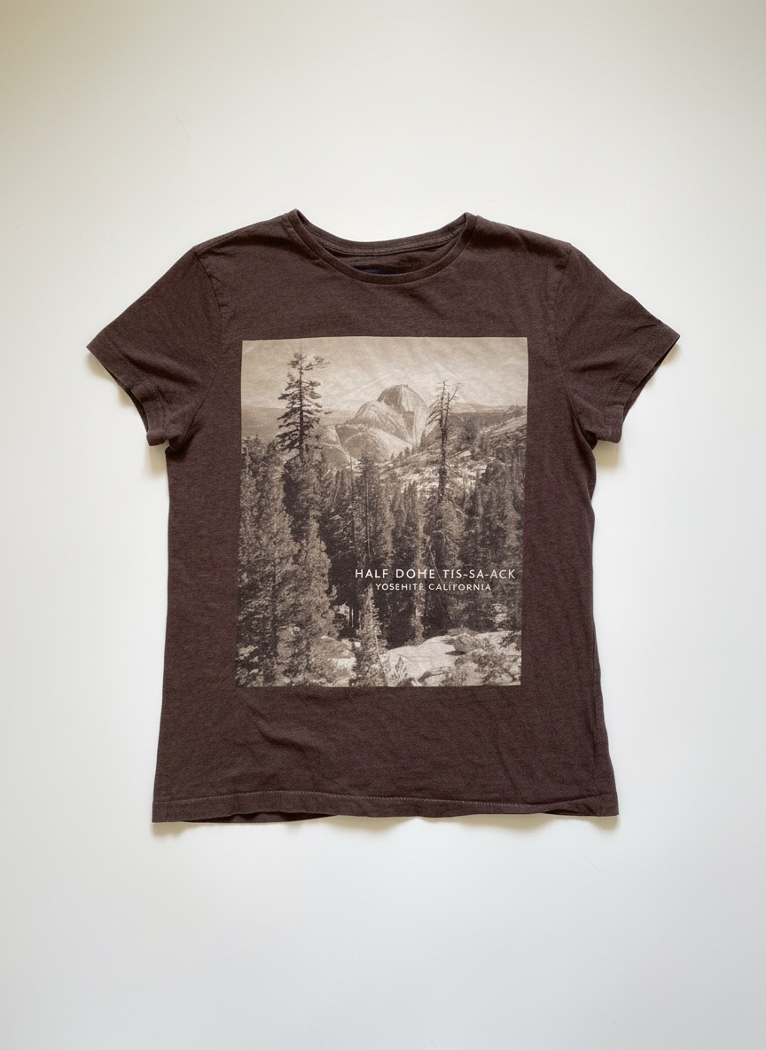 T-shirt H&M L.O.G.G. - Imprimé Paysage Montagne